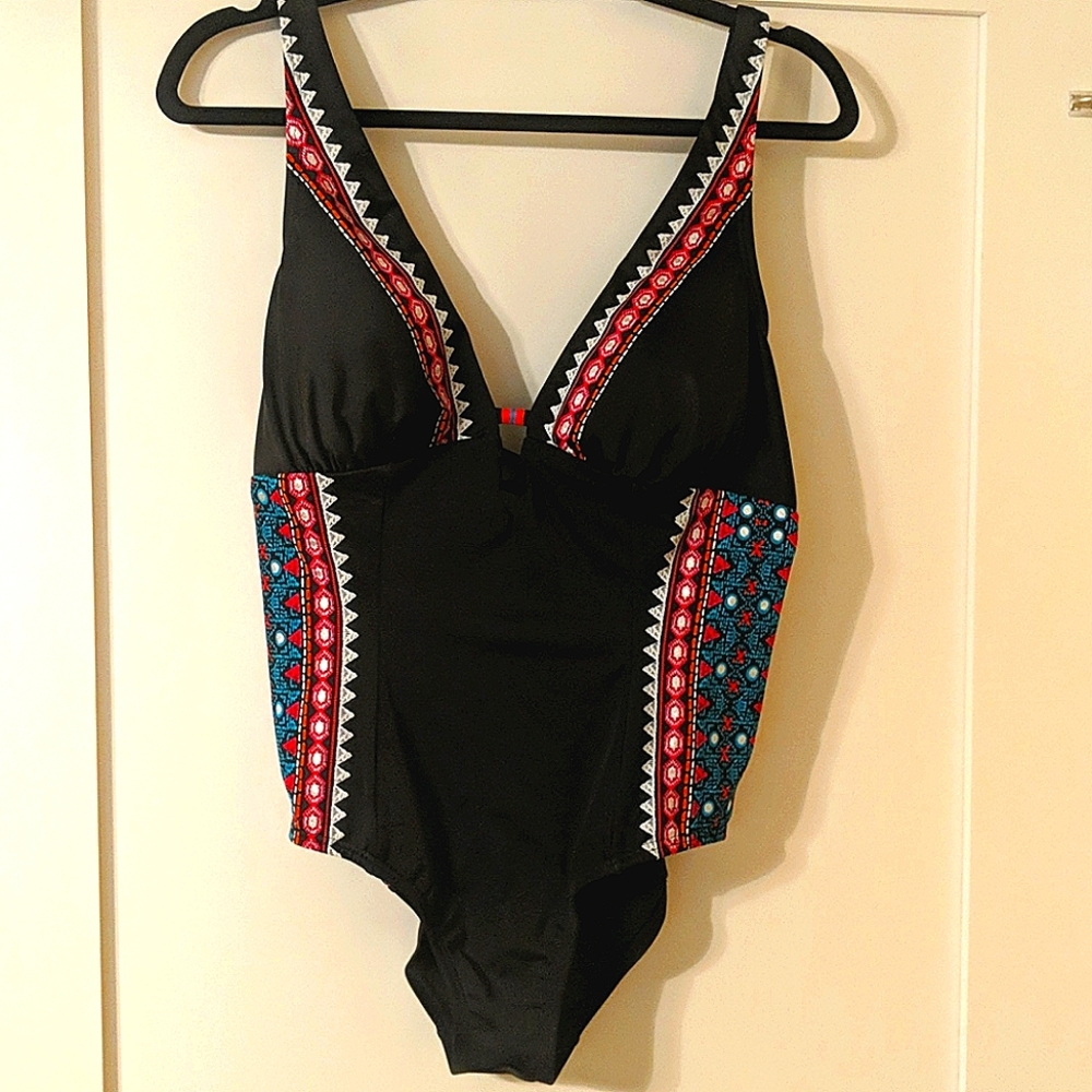 Swimsuits for All Deep Plunge One Piece
